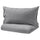 ÄNGSLILJA duvet cover and 2 pillowcases, grey
