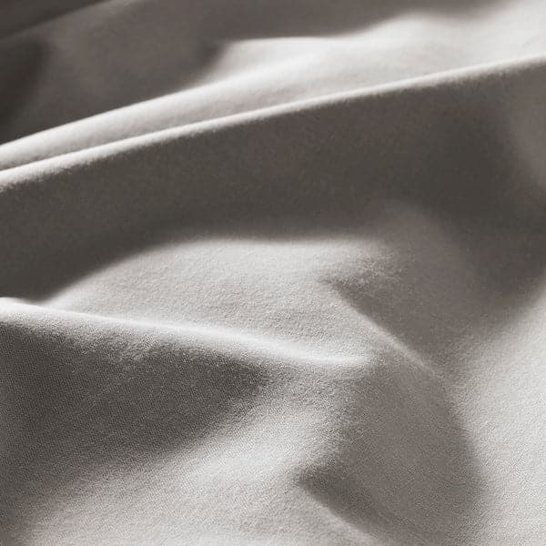 ÄNGSLILJA - Duvet cover and 2 pillowcases, grey, 240x220/50x80 cm - best price from Maltashopper.com 60318656