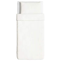 ÄNGSLILJA - Duvet cover and pillowcase, white, 150x200/50x80 cm - best price from Maltashopper.com 70318566