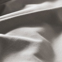 ÄNGSLILJA - Duvet cover and pillowcase, grey, 150x200/50x80 cm - best price from Maltashopper.com 70318670