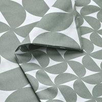 ÄNGSNEJLIKA - Duvet cover and pillowcase, grey/green, 150x200/50x80 cm - best price from Maltashopper.com 70541132