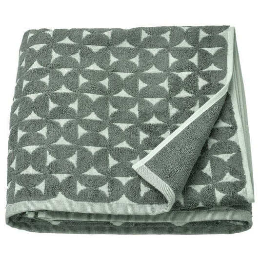 ÄNGSNEJLIKA - Bath sheet, grey/green, 100x150 cm - best price from Maltashopper.com 20546882