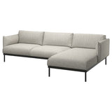 ÄPPLARYD 3-seat sofa with chaise longue, Lejde light grey, 290 cm