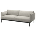 ÄPPLARYD 3-seat sofa, Lejde light grey, 231 cm