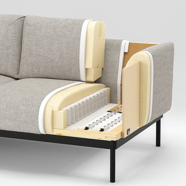 ÄPPLARYD 3 seater sofa - Lejde light grey , - Premium Sofas from Ikea - Just €1168.99! Shop now at Maltashopper.com