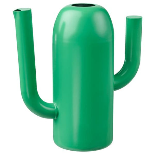 ÄRTBUSKE - Vase/watering can, bright green, 24 cm