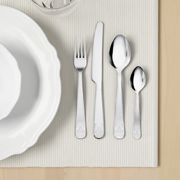Ikea ÄTBART - 24-piece cutlery set, stainless steel