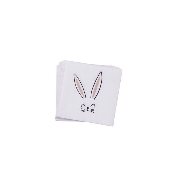 FLOPPY Set of 20 white napkins W 25 x L 25 cm - best price from Maltashopper.com CS654857