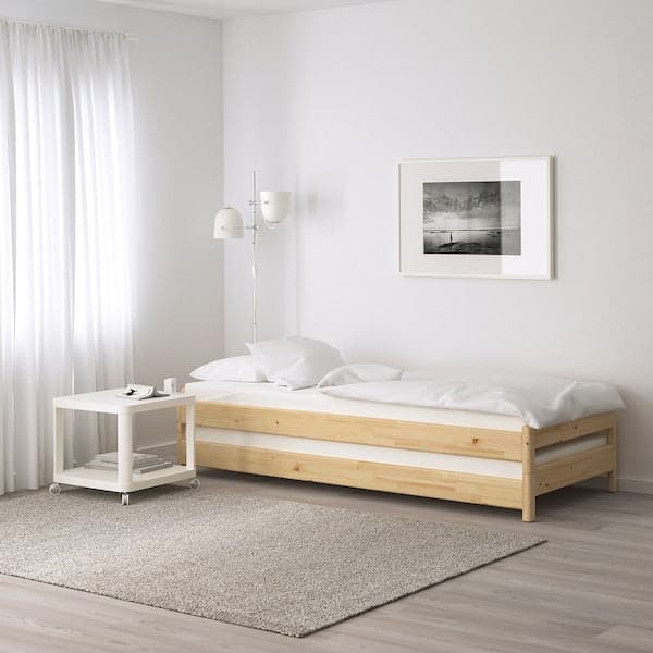 ÅFJÄLL - Foam mattress, semi-rigid/white, , 80x200 cm - best price from Maltashopper.com 30568642