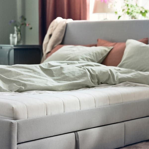Ikea ÅFJÄLL - Foam mattress, semi-rigid/white, , 160x200 cm