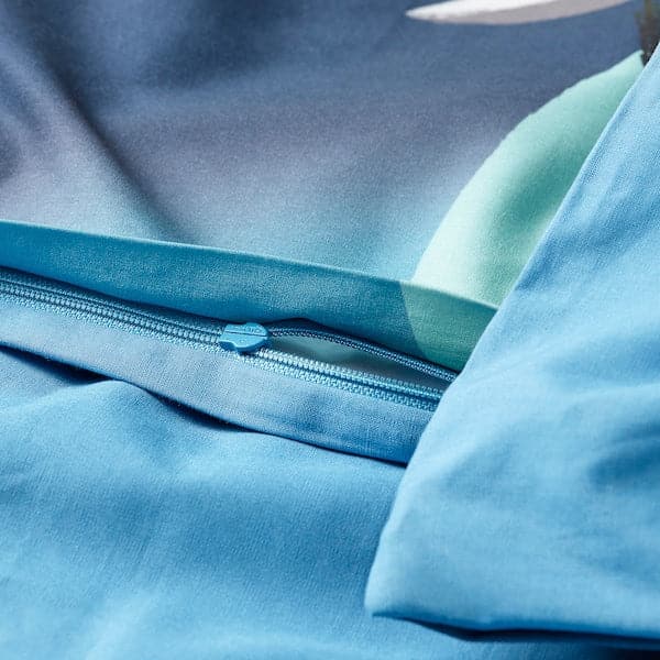 AFTONSPARV - Duvet cover and pillowcase, space/blue, 150x200/50x80 cm - best price from Maltashopper.com 40554041