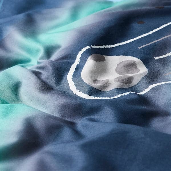AFTONSPARV - Duvet cover and pillowcase, space/blue, 150x200/50x80 cm - Premium  from Ikea - Just €38.99! Shop now at Maltashopper.com