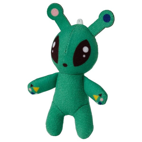 AFTONSPARV - Soft toy, mini-alien/green, 10 cm