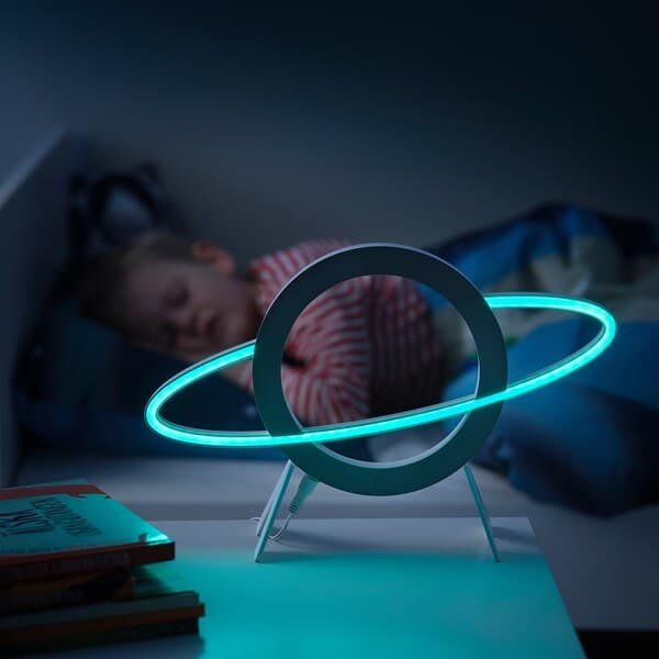Ikea AFTONSPARV - Decorative LED lighting in the shape of a multicoloured planet ,