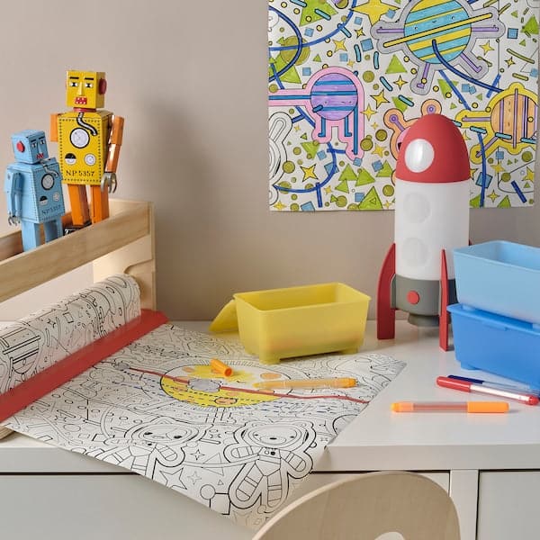 AFTONSPARV - LED table lamp, rocket-shaped/multicolour , - best price from Maltashopper.com 00555226