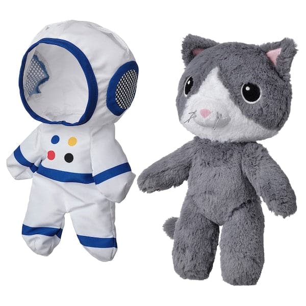 AFTONSPARV - Soft toy with astronaut suit, cat, 28 cm - best price from Maltashopper.com 60551536