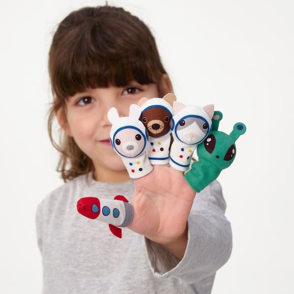 AFTONSPARV - 5-piece finger puppet set, multicolour - best price from Maltashopper.com 80551639