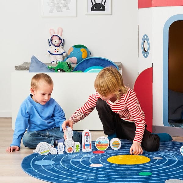 AFTONSPARV - 15-piece cardboard template set, space - best price from Maltashopper.com 30556615
