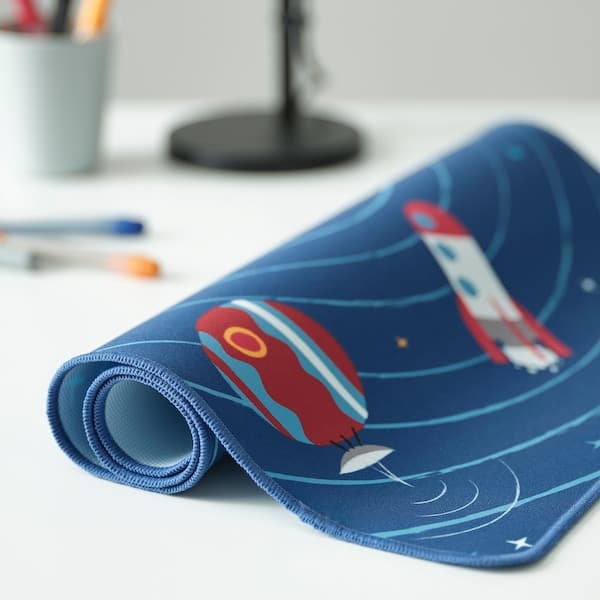 AFTONSPARV - Desk pad, space/blue, 38x60 cm - best price from Maltashopper.com 80554063
