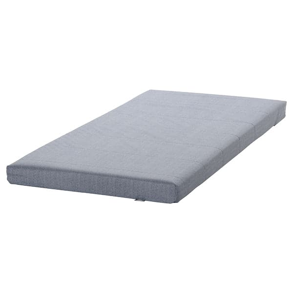 ÅGOTNES Foam mattress - rigid/light blue 90x200 cm