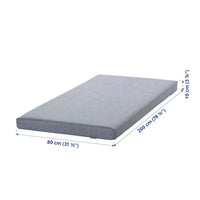 ÅGOTNES Foam mattress - rigid/light blue 80x200 cm , 80x200 cm - best price from Maltashopper.com 10480853