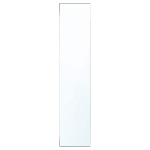 ÅHEIM - Door with hinges, mirror glass, 50x229 cm - best price from Maltashopper.com 39281725