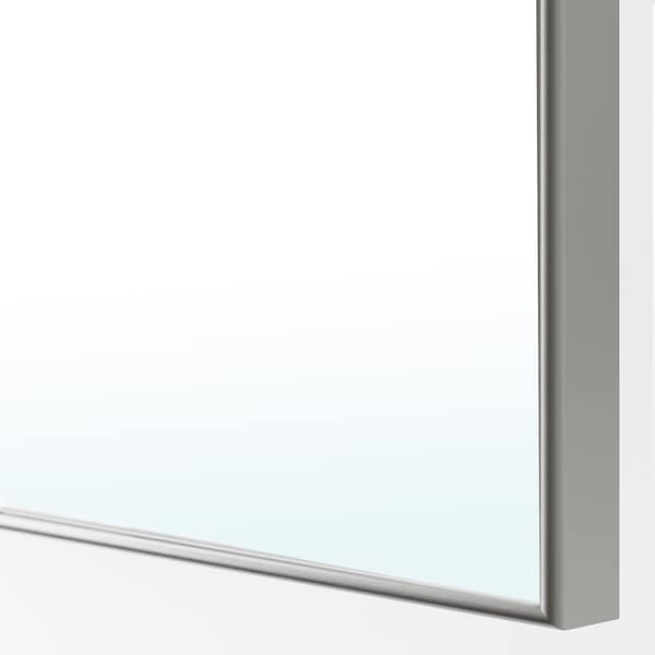 ÅHEIM - Door with hinges, mirror glass, 25x229 cm - best price from Maltashopper.com 69281719