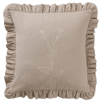 ÅKERNEJLIKA - Cushion cover, beige/embroidery, 50x50 cm - best price from Maltashopper.com 50577202