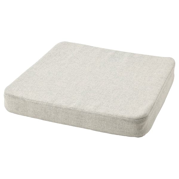 Ikea ÅKERVINDEFLY - Chair cushion, beige, , 39/35x37x5 cm