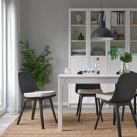 ÅKERVINDEFLY - Chair cushion, beige, , 39/35x37x5 cm - best price from Maltashopper.com 20560203