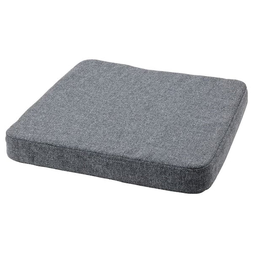 ÅKERVINDEFLY - Chair cushion, grey, , 39/35x37x5 cm