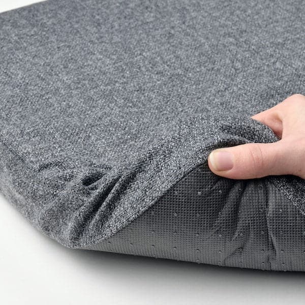 Ikea ÅKERVINDEFLY - Chair cushion, grey, , 39/35x37x5 cm
