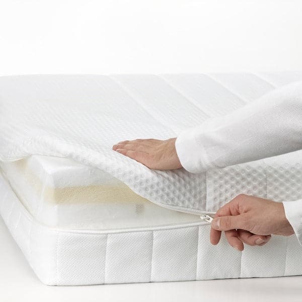 ÅKREHAMN Foam mattress medium firm/white 140x200 cm , 140x200 cm - Premium Beds & Accessories from Ikea - Just €466.99! Shop now at Maltashopper.com