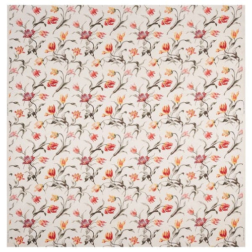 ÅLANDSROT - Fabric, natural/floral patterned, 150 cm