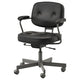 ALEFJÄLL office chair, Glose black, 51x95x64 cm