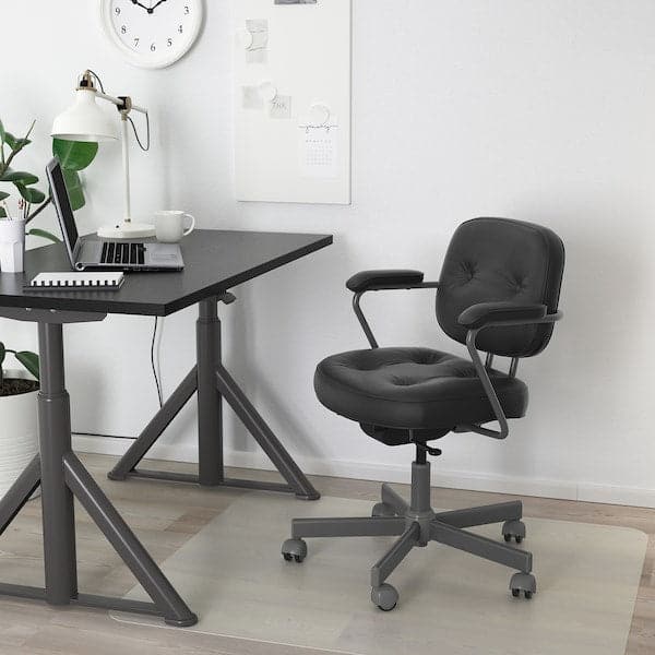 ALEFJÄLL Office Chair - Black Glose , - best price from Maltashopper.com 70367458