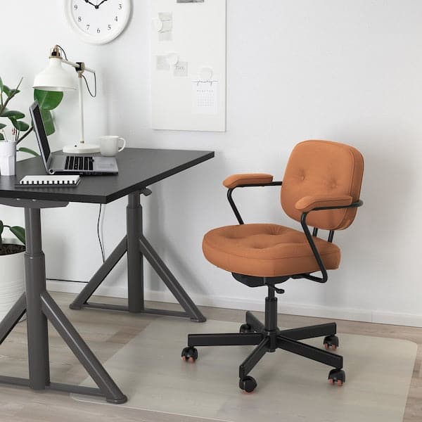 ALEFJÄLL Office Chair - Grann Brown Ochre , - best price from Maltashopper.com 40419982