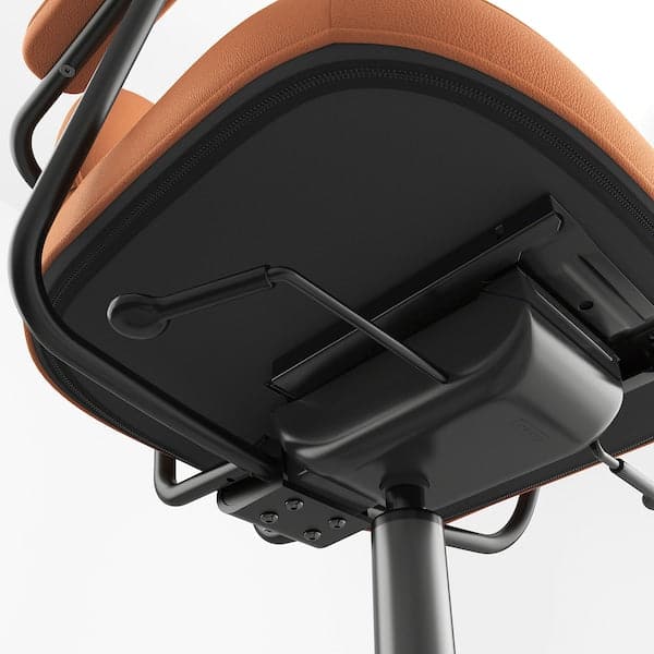 ALEFJÄLL Office Chair - Grann Brown Ochre , - best price from Maltashopper.com 40419982