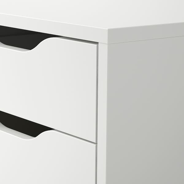 Ikea ALEX - Drawer unit on castors, white/black, 36x76 cm