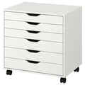 ALEX drawer unit on castors, white, 67x66 cm