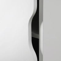 ALEX - Storage unit on castors, white/black, 36x76 cm - best price from Maltashopper.com 29541941