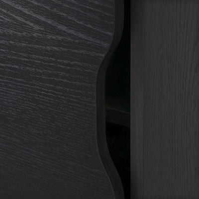 ALEX - Storage element with castors, brown/black, , 36x76 cm - best price from Maltashopper.com 59541954