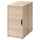 ALEX - Storage unit, white stained/oak effect, 36x70 cm