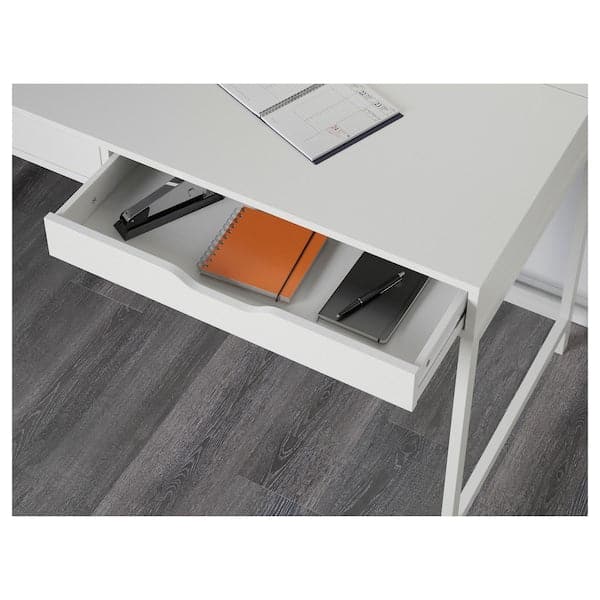 ALEX - Desk, white, 132x58 cm - Premium Furniture from Ikea - Just €206.99! Shop now at Maltashopper.com