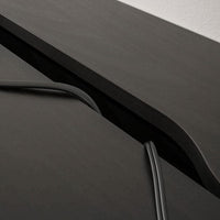 ALEX Desk - black-brown 100x48 cm , 100x48 cm - best price from Maltashopper.com 50473563