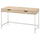 ALEX - Desk, white stained/oak effect, 132x58 cm