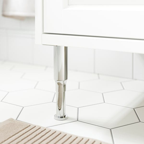 Ikea ALMAÅN - Leg, stainless steel/shiny, 12-20 cm