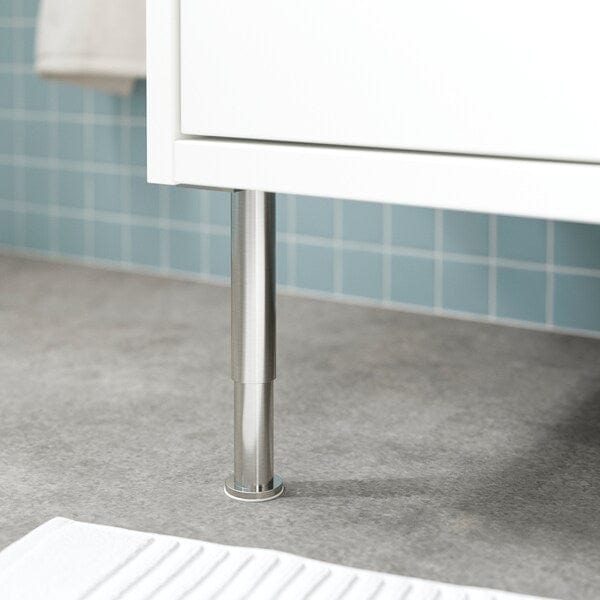 Ikea ALMAÅN - Leg, stainless steel, 12-20 cm