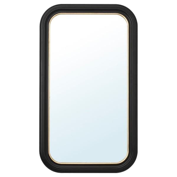ALMARÖD - Mirror, black, 70x120 cm - best price from Maltashopper.com 10454284