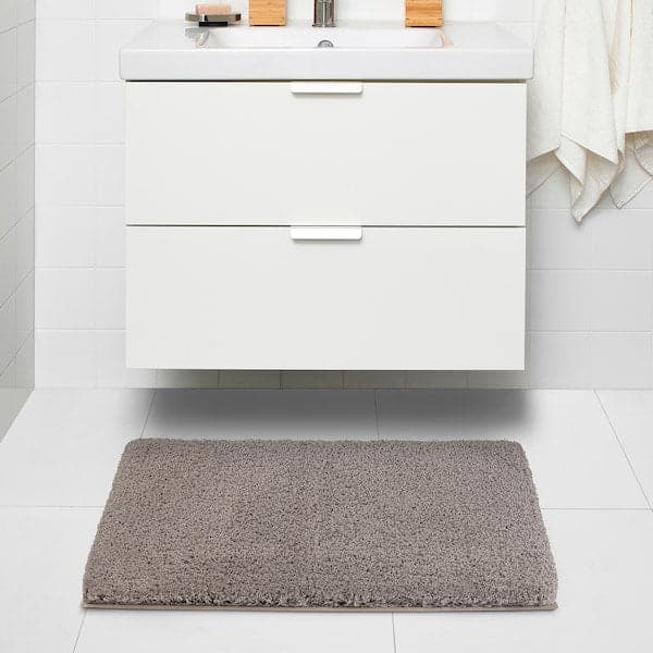 ALMTJÄRN - Bath mat, beige, 60x90 cm - best price from Maltashopper.com 40489423